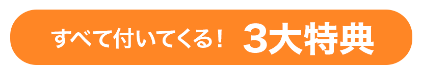 すべて付いてくる！３大特典。